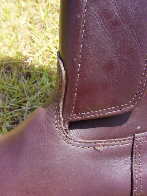 Kenyan Polo Boot - Dark Tan Oiled Leather