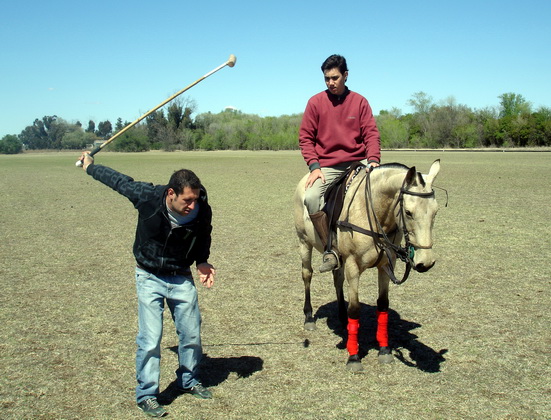 Juan Andrada giving lessons